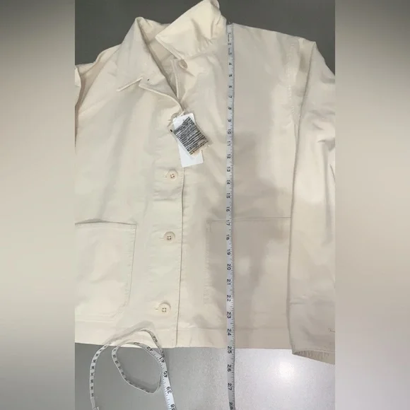 UNIQLO OFF WHITE JACKET SIZE XL 🤍 - Picture 7 of 7